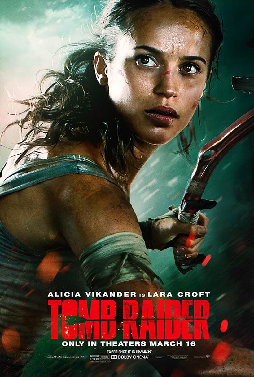 Tomb Raider is a 2018 action-adventure film directed by Roar Uthaug, with a screenplay by Geneva Robertson-Dworet and Alastair Siddons, from a story by Evan Daugherty and Robertson-Dworet. An American and British co-production, it is based on the 2013 video game of the same name, with some elements of its sequel. It is a reboot, and is the third film in the Tomb Raider film series. The film stars Alicia Vikander as Lara Croft, who embarks on a perilous journey to her father's last-known destination, hoping to solve the mystery of his disappearance. Dominic West, Walton Goggins (brilliant baddie here and in Ant Man & The Wasp), Daniel Wu, and Kristin Scott Thomas appear in supporting roles.