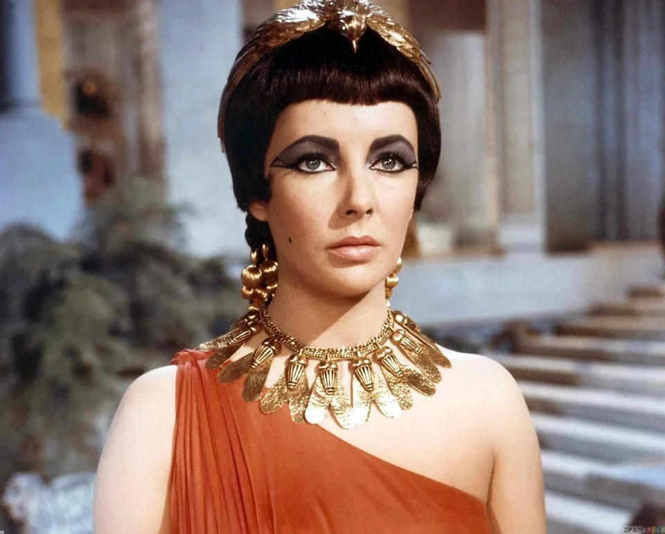 Elizabeth Taylor as Queen Cleopatra, Pharaoh of Egypt