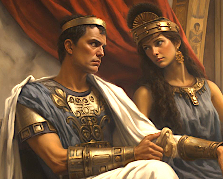 Julius Caesar introduced Cleopatra to Roman society